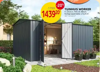 Tuinhuis Worker