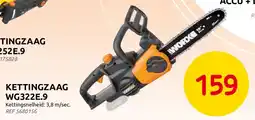 Brico Worx Kettingzaag WG322E.KETTINGZAAG WG252E.9 aanbieding