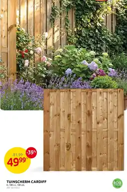 Brico Tuinscherm cardiff aanbieding