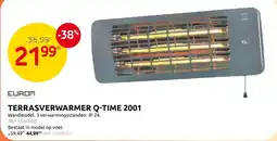 Brico Terrasverwarmer q-time 2001 aanbieding