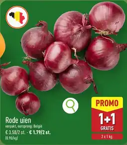ALDI Rode Uien aanbieding