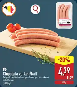 ALDI Chipolata Varken / Kalf aanbieding