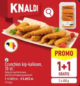 ALDI Crunchies Kip-Kalkoen aanbieding