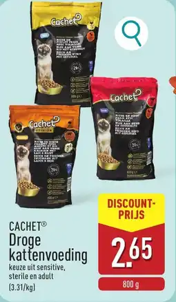 ALDI Cachet Droge Kattenvoeding aanbieding