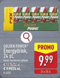 ALDI Golden power energydrink aanbieding