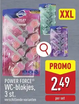 ALDI Power Force WC Blokjes aanbieding