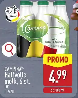 ALDI Campina Halfvolle Melk aanbieding