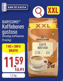 ALDI Barissimo Koffiebonen Gustoso aanbieding