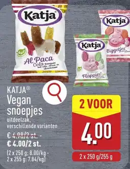 ALDI Katja Vegan Snoepjes aanbieding