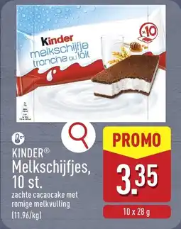 ALDI Kinder Melkschijfjes aanbieding