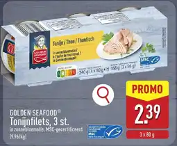 ALDI Golden Seafood Tonijnfilets aanbieding