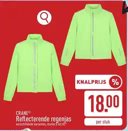 ALDI Crane Reflecterende Regenjas aanbieding