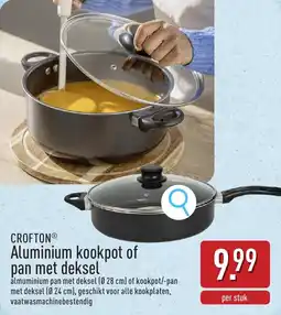 ALDI Crofton Aluminium Kookpot of Pan met Deksel aanbieding