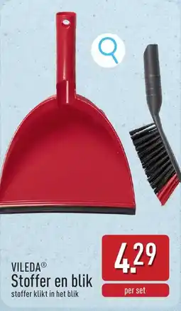 ALDI Vileda Stoffer en Blik aanbieding