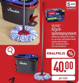 ALDI Vileda H2prO- Spínmopsysteem aanbieding