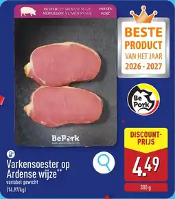 ALDI Varkensoester op Ardense Wijze aanbieding