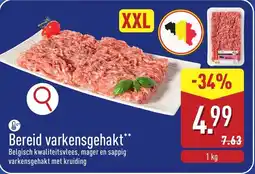 ALDI Bereid Varkensgehakt XXL aanbieding