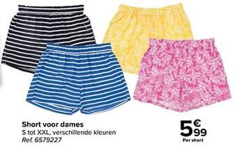 Carrefour Short voor dames aanbieding