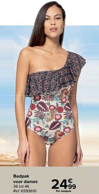 Carrefour Badpak voor dames aanbieding