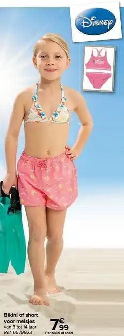 Carrefour Bikini of short voor meisjes aanbieding