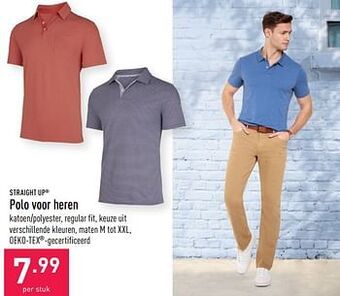 ALDI Polo voor heren aanbieding