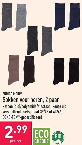 ALDI Sokken voor heren aanbieding