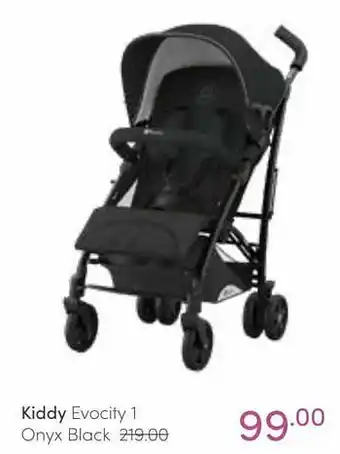 Baby & Tiener Kiddy evocity 1 onyx black aanbieding