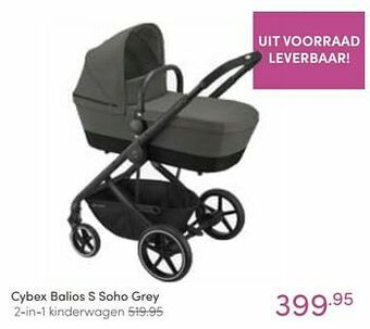 Baby & Tiener Cybex balios s soho grey 2-in-1 kinderwagen aanbieding