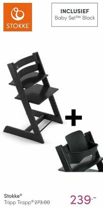 Baby & Tiener Stokke tripp trapp aanbieding