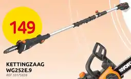 Brico Worx Kettingzaag WG252E.9 aanbieding