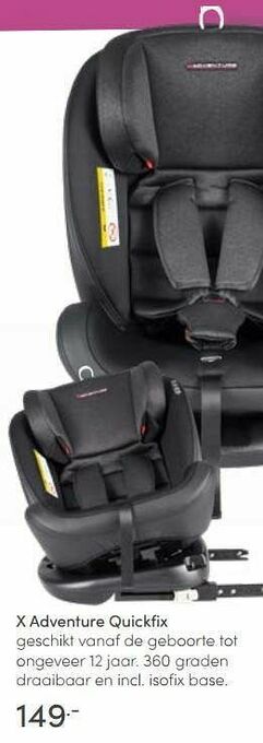 Baby & Tiener X adventure quickfix aanbieding