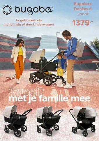 Baby & Tiener Bugaboo donkey 5 aanbieding