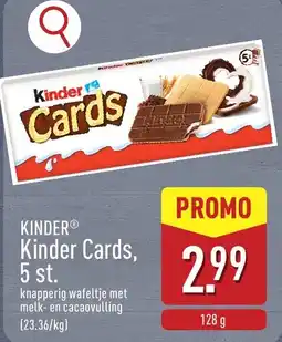 ALDI Kinder Cards aanbieding