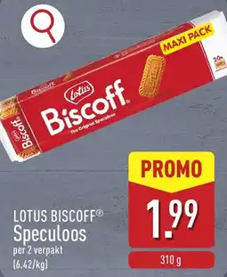 ALDI Lotus Biscoff Speculoos aanbieding