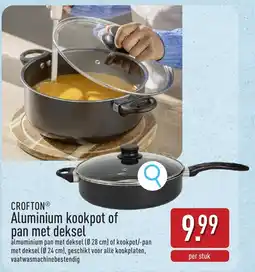 ALDI Crofton aluminium kookpot of pan met deksel aanbieding