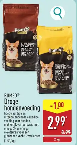 ALDI Romeo Droge Hondenvoeding aanbieding