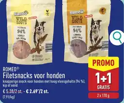 ALDI Romeo Filetsnacks voor Honden aanbieding