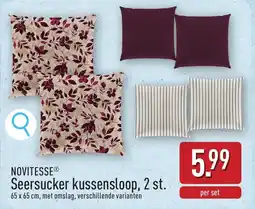 ALDI Novitesse Seersucker Kussensloop aanbieding