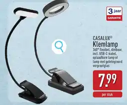 ALDI Casalux Klemlamp aanbieding