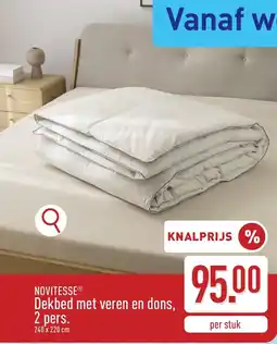 ALDI Novitesse Dekbed met veren en dons aanbieding