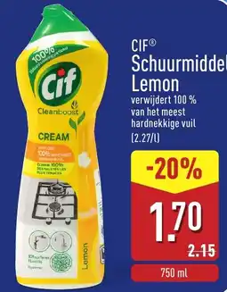 ALDI Schuurmiddel Lemon aanbieding