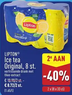 ALDI Lipton ice tea original aanbieding