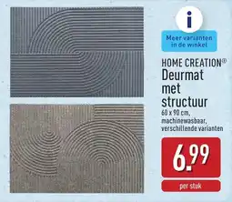 ALDI Deurmat met structuur aanbieding