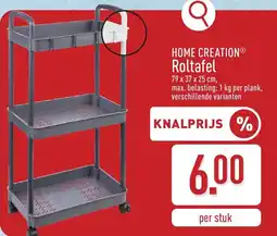 ALDI Home creation roltafel aanbieding