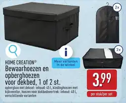 ALDI Home Creation Bewaarhoezen en Opberghoezen voor Dekbed aanbieding