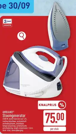ALDI Ambiano Stoomgenerator aanbieding