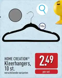 ALDI Home Creation Kleerhangers aanbieding