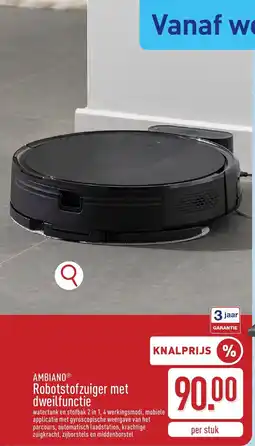 ALDI Ambiano Robotstofzuiger met Dweilfunctie aanbieding