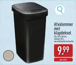 ALDI Afvalemmer met Klapdeksel aanbieding