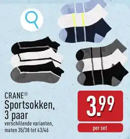 ALDI Crane sportsokken aanbieding